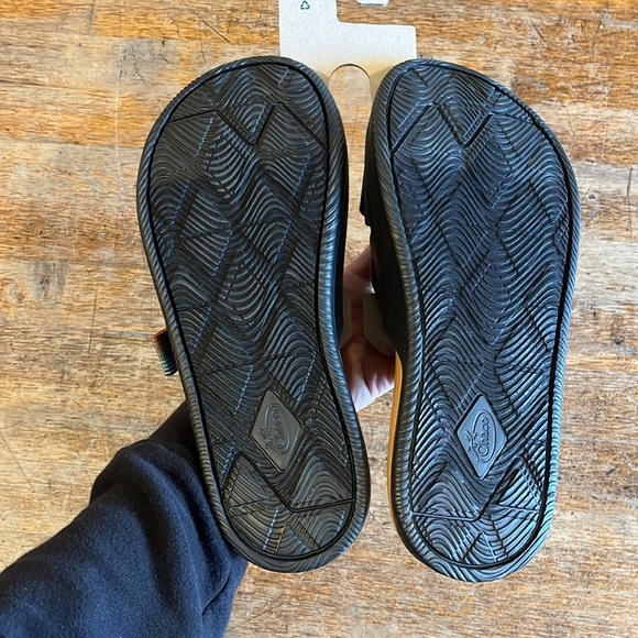 Chaco Chillos Slides Rising Teal Mens Sizes NWT - Picture 5 of 5